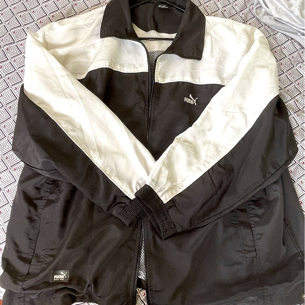 Puma Lightweight Performance Athletic Jacket Blac… - image 2